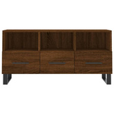 vidaXL Szafka pod TV, brązowy dąb, 102x36x50 cm