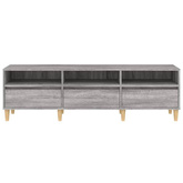 vidaXL Szafka pod TV, szary dąb sonoma, 150x30x44,5 cm wariant 7