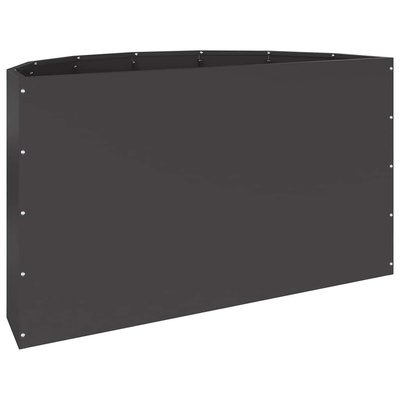 Donica Czarny 90 x 45 x 50 cm Stal