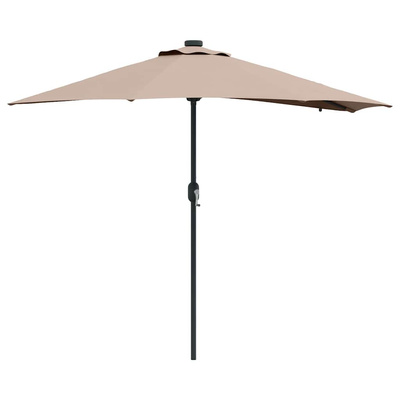Parasolka ogrodowa Ciemnoszary 294 x 150 x 223 cm