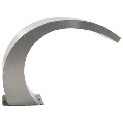 vidaXL Fontanna do basenu z LED, stal nierdzewna, 30x60x45 cm