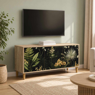 Szafka pod telewizor RHENEN 102 x 33 x 50 cm Sonoma