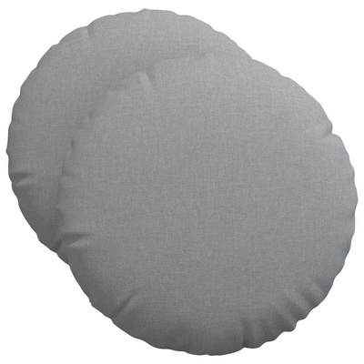 Poduszki na siedziska 2 pcs Jasnoszary ?50 x 19 cm tkanina