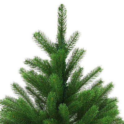 vidaXL Sztuczna choinka z lampkami i bombkami, 120 cm, zielona model standard