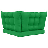 Poduszka do sofy na zewnątrz 3 pcs Zielony Poliester