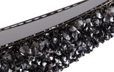 Designerska Lampa Wisząca czarna Swarovski Adani AD218