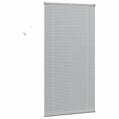 Żaluzje weneckie Srebrny 175 x 95 cm Aluminium