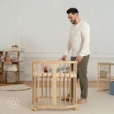 Łóżeczko 7w1 Naturalne