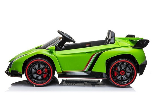 Auto na akumulator Lamborghini Veneno Pilot Światła LED MP3 Zielony