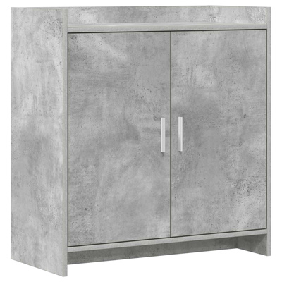 Bufet Betonowy szary 72 x 36 x 80 cm Drewno inżynieryjne