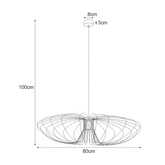 Lampa wisząca K-3409 z serii TIZI