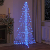 Choinka z 240 diodami LED Niebieski 180 cm Akryl