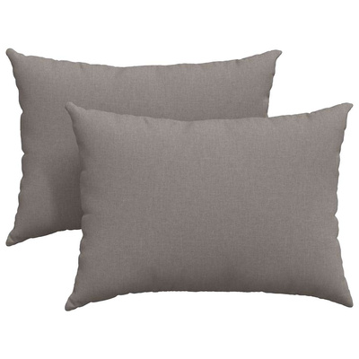 Poduszki na sofę 2 pcs Ciemnoszary 70 x 50 cm tkanina