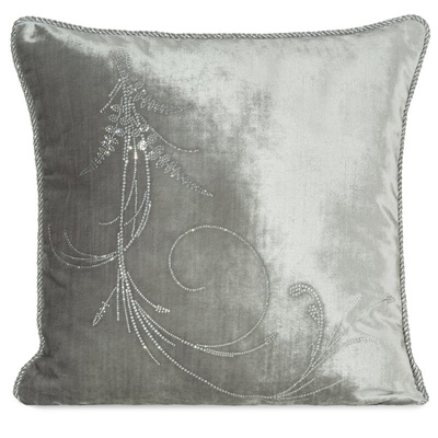 Poduszka Royal srebrna 45x45