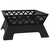 Palenisko z pogrzebaczem, 50 cm, XXL, stal vidaXL