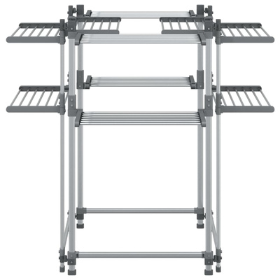 vidaXL Suszarka na pranie, 107x107x120 cm, aluminium