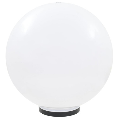 Lampy ogrodowe LED, 2 szt., kuliste, 50 cm, PMMA