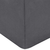 Poduszka na nogi Gładki Szary 63 x 52 x 19 cm Pianka PU