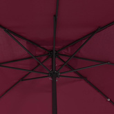 Parasolka ogrodowa Bordeaux Czerwony 295 x 295 x 245 cm