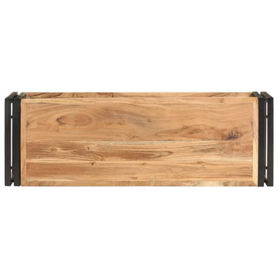 vidaXL Szafka pod TV, 90x30x40 cm, lite drewno akacjowe
