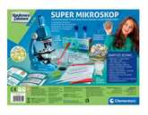 Zestaw Naukowa Zabawa Super Mikroskop Język Polski Clementoni 50755