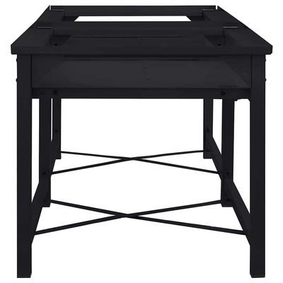 Podstawka na Pralkę 2 pcs Czarny 120 x 56 x 52 cm Stal