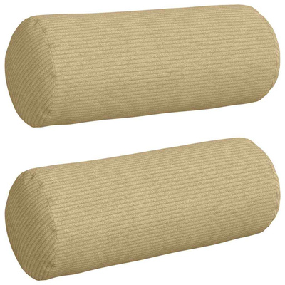 Poduszki Wałkowe 2 pcs Szary zielony ? 15 x 40 cm