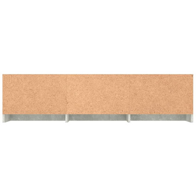 vidaXL Szafka pod TV, betonowy szary, 140x40x35,5 cm