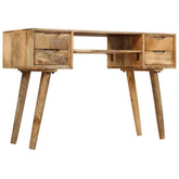 vidaXL Biurko z litego drewna mango, 115 x 47 x 76 cm