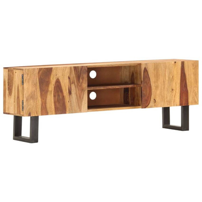 vidaXL Szafka pod TV, 130x30x47 cm, lite drewno sheesham