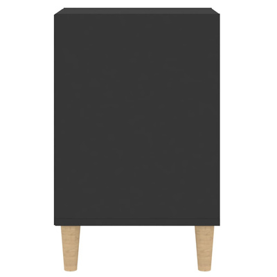 vidaXL Szafka pod TV, czarna, 100x35x55 cm, materiał drewnopochodny