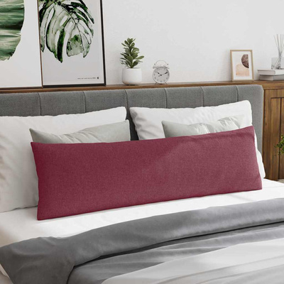 Poduszki na sofę 2 pcs Czerwone wino 145 x 40 cm tkanina