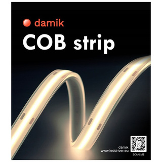 Taśma LED Neon COB 24V 1m 320led-m BARWA BIAŁA CIEPŁA 8mm 3000K