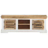 vidaXL Szafka pod TV, 110x30x40 cm, lite drewno mango