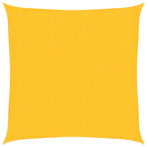 Żagiel przeciwsłoneczny, 160 g/m?, żółty, 2,5x2,5 m, HDPE
