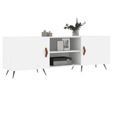 vidaXL Szafka pod TV, biała, 150x30x50 cm, materiał drewnopochodny
