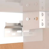 vidaXL Szafki telewizyjne, 7 szt., wysoki połysk, białe, 30,5x30x60 cm