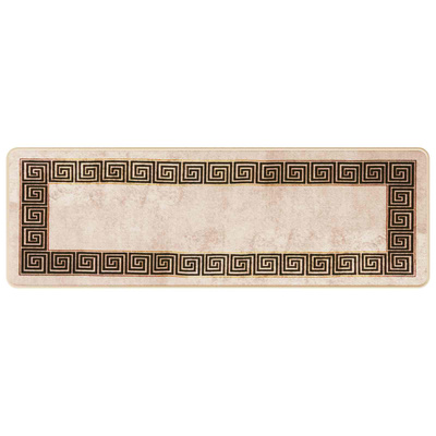 Chodnik dywanowy MARSA Czarny 50 x 150 cm Poliester i PVC