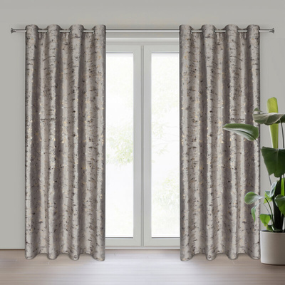 Zasłona Tami stalowa 140x250