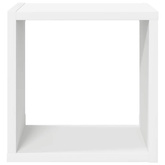 vidaXL Półki ścienne kostki, 6 szt., białe, 26x15x26 cm