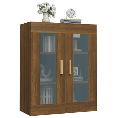 vidaXL Szafka wisząca, brązowy dąb, 69,5x34x90 cm model standard