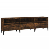 vidaXL Szafka pod TV, przydymiony dąb, 150x30x44,5 cm