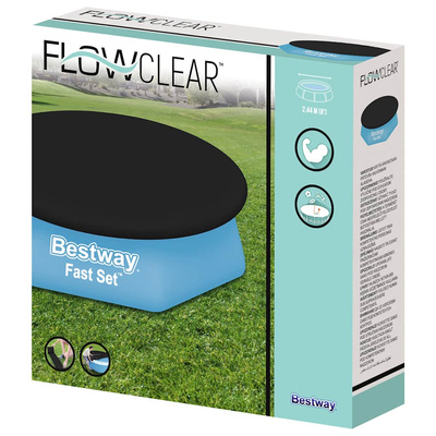 Plandeka na basen Flowclear Fast Set, 240 cm Bestway
