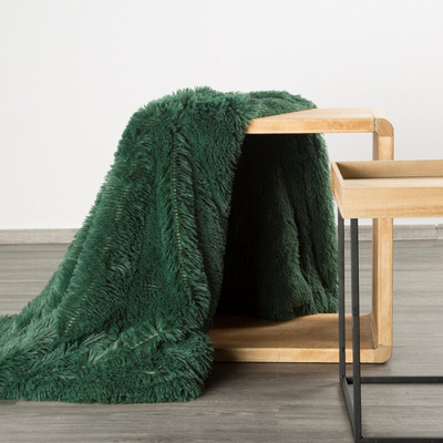 Koc Tifany ciemnozielony 170x210