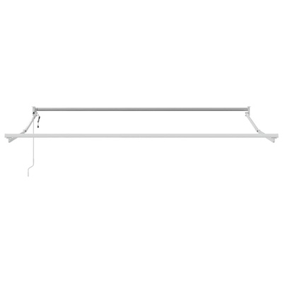 Markiza chowana Biały 350 x 250 cm Aluminium