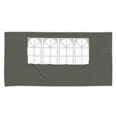 Ściana boczna namiotu na imprezy 2 pcs 400 x 195 cm antracytowy