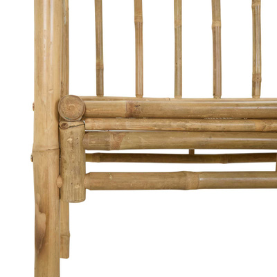 Łuk ogrodowy z ławką 115 x 50 x 205 cm Bambus