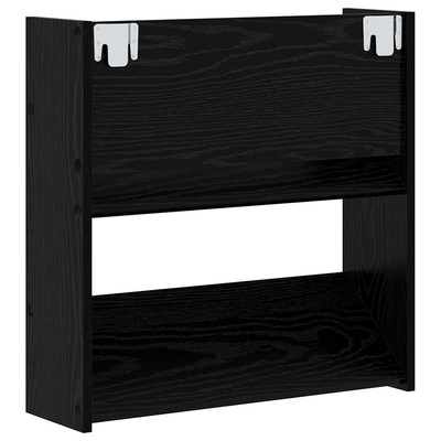 Szafka na buty z półką Czarny Dąb 60 x 18 x 60 cm
