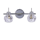 Lampa sufitowa Bombola listwa ze szklanymi kloszami regulowana 2-punktowa do korytarza