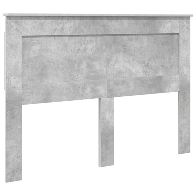 Ramka łóżka Betonowy szary 150 x 200 cm Drewno inżynieryjne